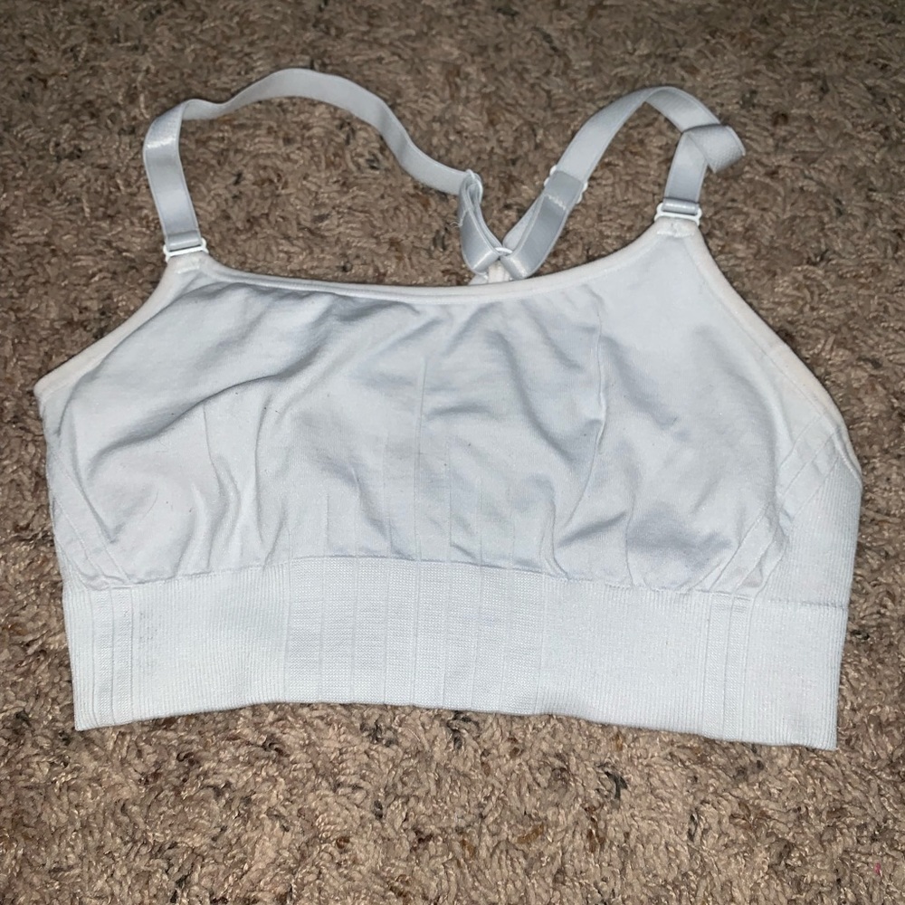 White champion sports bra